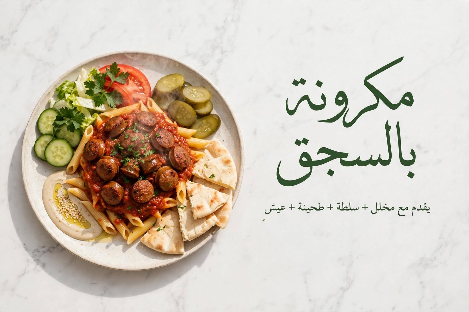 مكرونه سجق