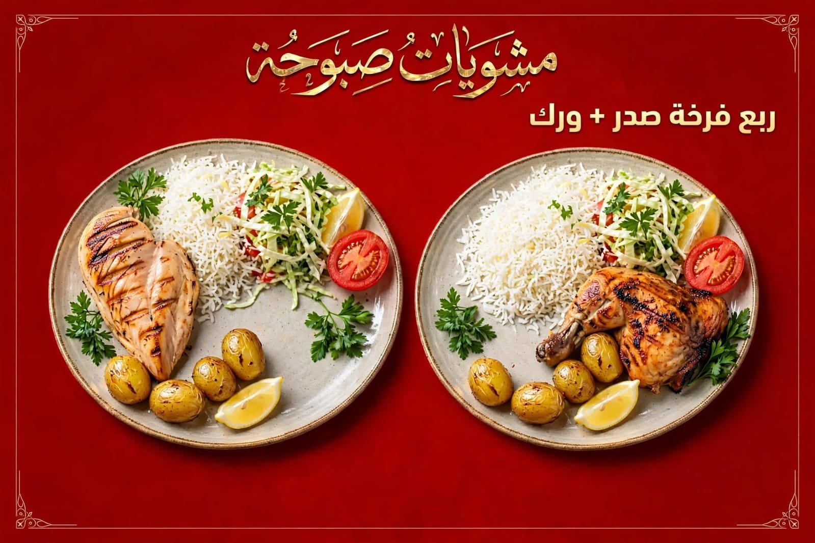 وجبه ربع فراخ